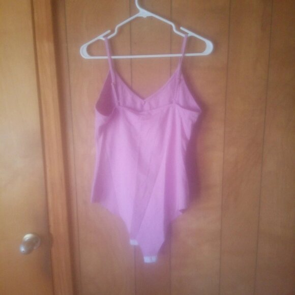 mangdiup womens lavender spaghettie strap bodysuit top size L - Picture 4 of 4